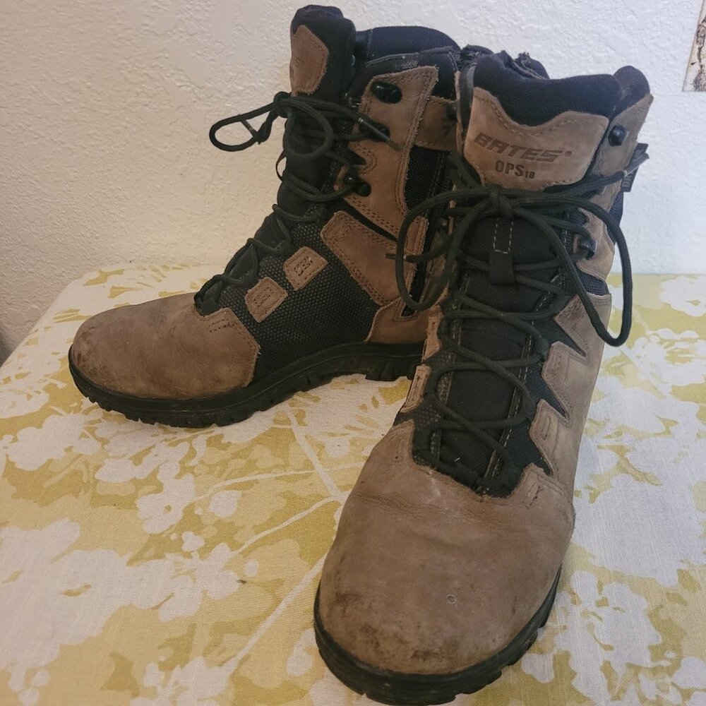 BATES Tactical & Military Men's Suede Boots - Size 9 - Picture 2 of 10